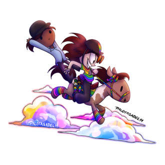 Szivárványos STAR STABLE minta