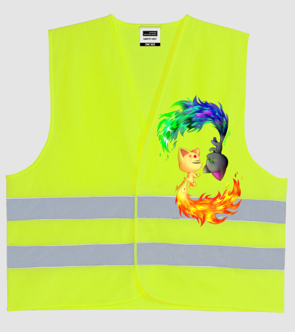  minta neonsárga pólón