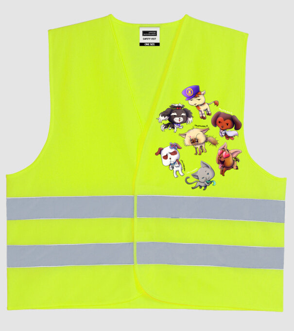  minta neonsárga pólón